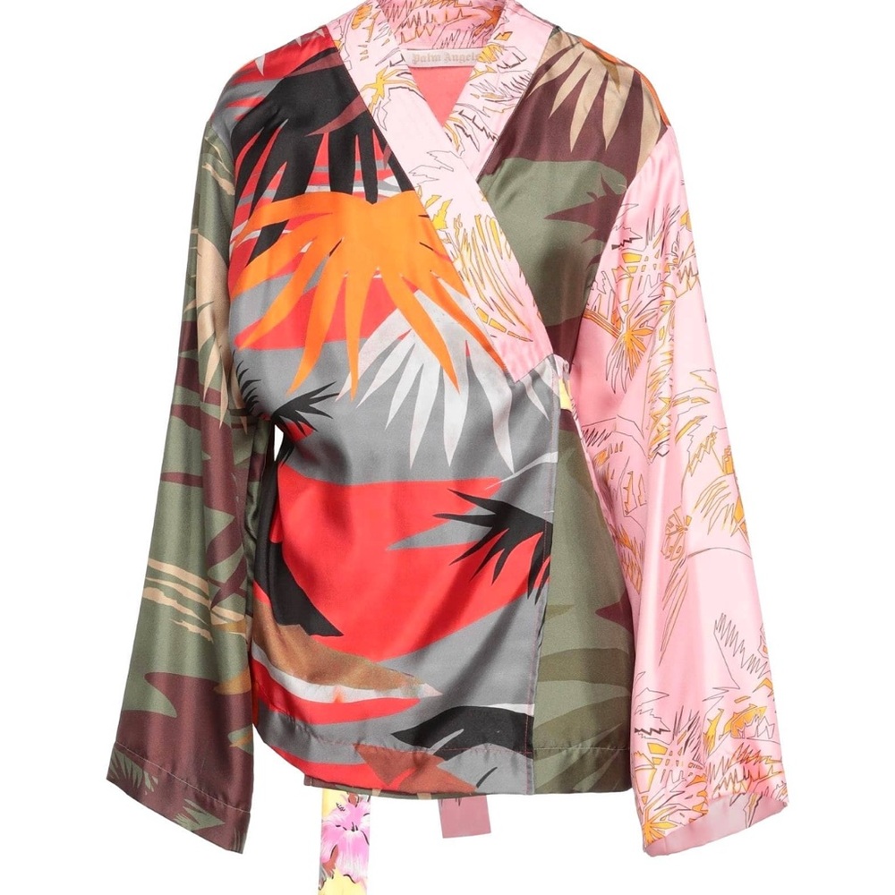 New palm angels silk kimono
